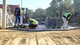 Aydın büyükşehir belediyesi germencik’te de çalışıyor