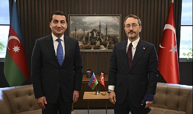 Bağlantı Lideri Altun, Azerbaycan Cumhurbaşkanı Yardımcısı Hacıyev ile bir ortaya geldi