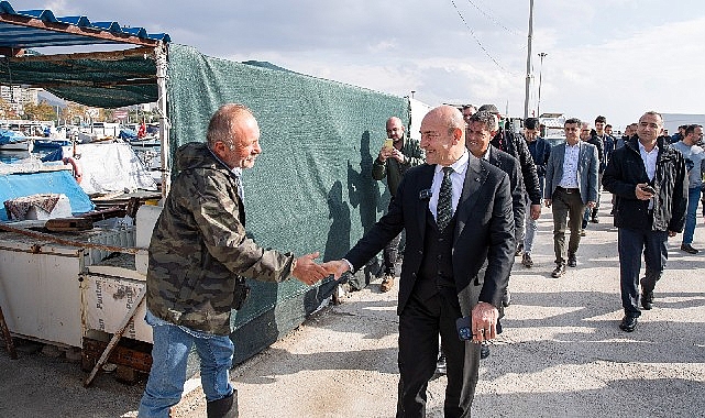 Balıkçılardan Lider Soyer’e Körfez paklığı teşekkürü