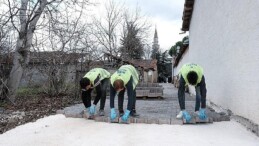 Bilalköy’ün Sokakları Parke Taşla Kaplanıyor