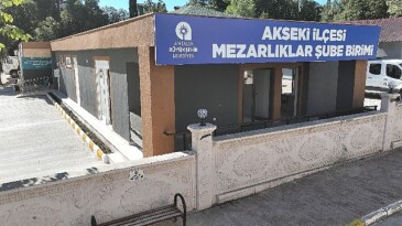 Büyükşehir Belediyesi’nden Akseki’ye gasilhane ve mezarlık hizmeti