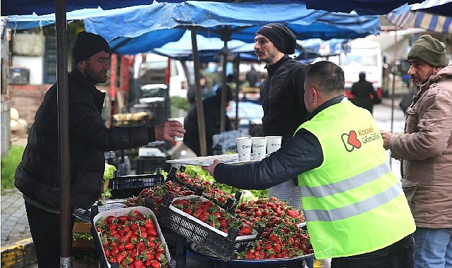 Büyükşehir’den içleri ısıtan ikram