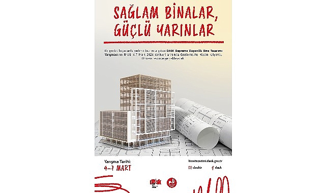 DASK Sarsıntıya Sağlam Bina Tasarımı Yarışı Finali 4-7 Mart Tarihleri Ortasında Gaziantep Hasan Kalyoncu Üniversitesi’nde Gerçekleştirilecek