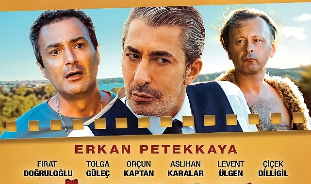 Erkan Petekkaya, Levent Ülgen ve Fırat Doğruloğlu’nun başrollerini paylaştığı ‘Filme Gel’ vizyonda!