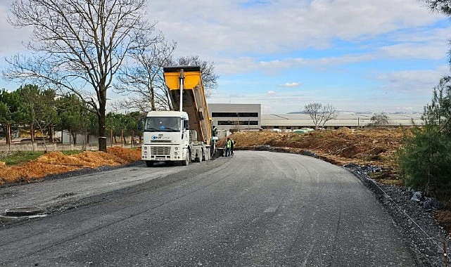 Gebze Millet Bahçesinin etraf yolları yapılıyor