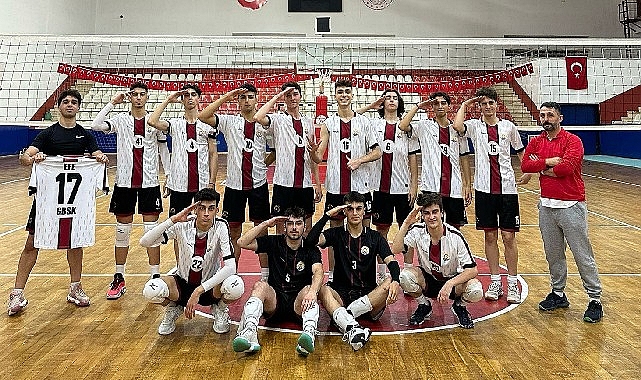 Gölcük belediyespor genç erkek voleybol ekibi kocaeli şampiyonu