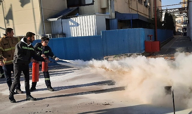 İtfaiyeden Diversey Türkiye firmasına acil durum eğitimi