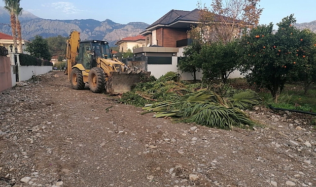 Kemer’de paklık çalışmaları