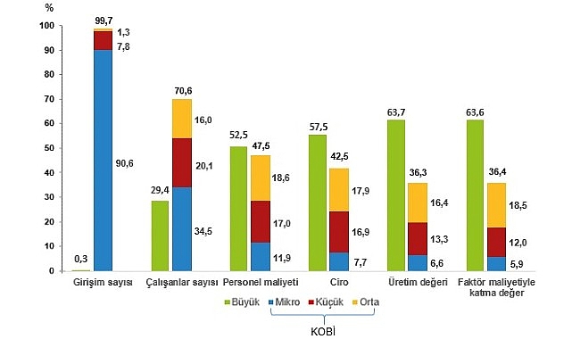 Küçük ve Orta Büyüklükteki Teşebbüs İstatistikleri, 2022