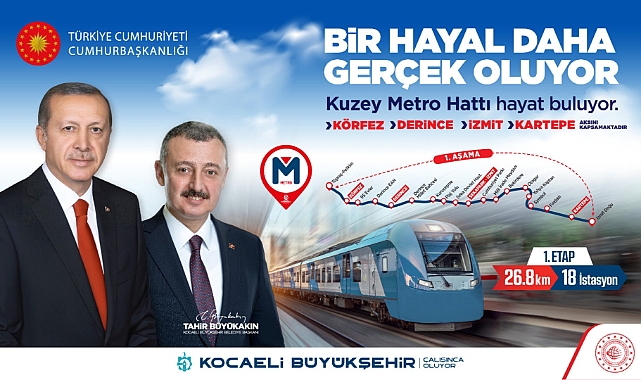 Kuzey Metro çizgisi 2024 yatırım programına alındı