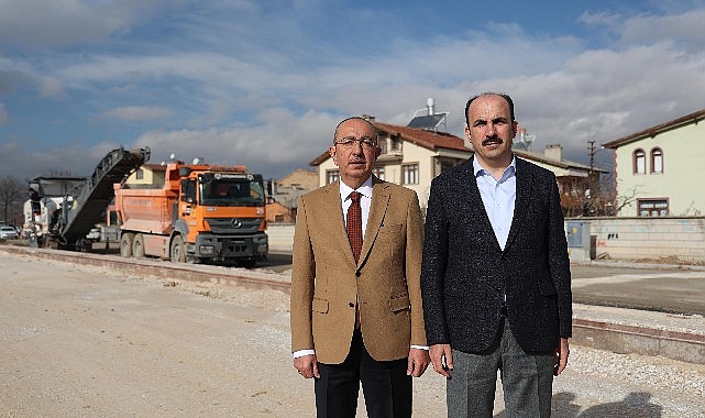 Lider Altay ve Lider Kavuş Necmettin Erbakan Caddesi’ni İnceledi