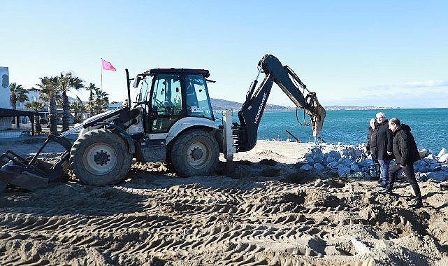 Lider Deveciler Duyarsız Kalmadı Ören Plajı’nda Yapılan Beton Seti Yıktı