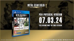 METAL GEAR SOLID: MASTER COLLECTION Vol.1, PlayStation®4 Fizikî Sürümü, 7 Mart’ta Piyasaya Çıkıyor