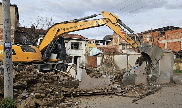 Osmangazi yıkıyor, mahallelerin çehresi değişiyor