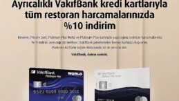 Restoran harcamalarında %10 indirim fırsatı VakıfBank Platinum Plus kartlarda!