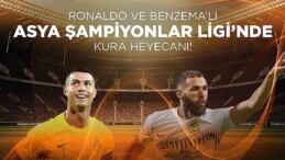 Ronaldo ve Benzema’lı Asya Şampiyonlar Ligi’nde Kura Heyecanı!