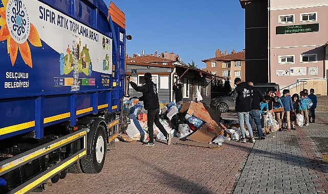 Selçuklu’da okullar sıfır atık için yarışıyor