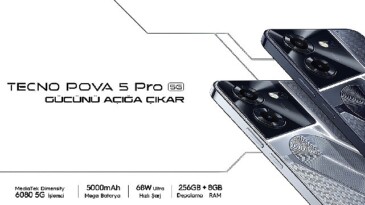 TECNO POVA 5 Serisi Türkiye’de Satışa Sunuldu