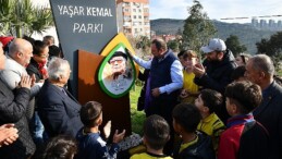 Yaşar Kemal Parkı Çiğli’de Merasimle Açıldı
