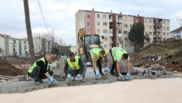 Yeniceköy’de 15 Sokakta Kaplama Çalışması Sürüyor