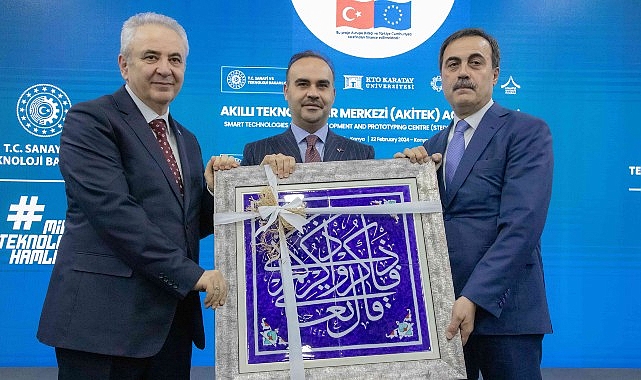 Akitek’in Açılışı, T.C. Sanayi ve Teknoloji Bakanı Fatih Mehmet Kacır’ın İştiraki İle Gerçekleşti