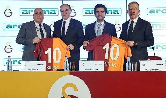 Aroma, Galatasaray ile resmi su sponsorluğu muahedesini yeniledi