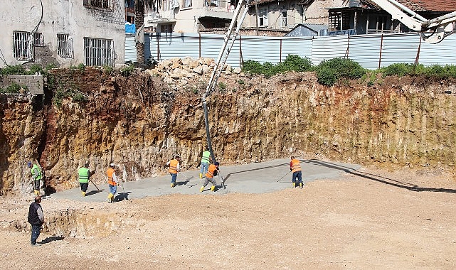 Balbey Kentsel Yenileme Projesi’nde birinci beton döküldü