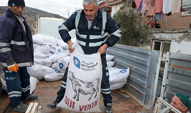 Büyükşehir’in yem takviyesi yüzleri güldürüyor