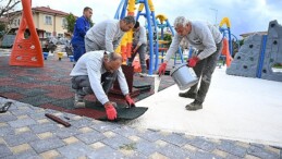 Çamyuva Mahallesi’nde park çalışması