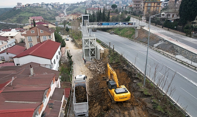 Eskihisar feribot yolu genişletiliyor