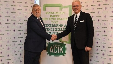 Esnafın kapısı daima açık kalsın diye Şekerbank’tan TESK iş birliği