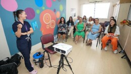 Gaziemirli anne adayları, Hamile Okulu’nda doğuma hazırlanıyor