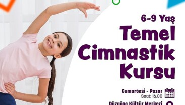 Gölcük Belediyesi tarafından tadilatı tamamlanarak yenilenen Düzağaç Kültür Merkezi’nde temel cimnastik kursu başlıyor