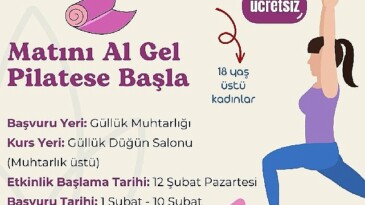 Güllük’te fiyatsız pilates kursu başlıyor