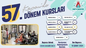 KAPEM’de 57. periyot kursları için kayıtlar başladı