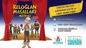 Keloğlan Masalları müzikal için biletler Kapadokya kültür ve sanat merkezinde