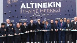 Lider Altay Altınekin’e Kazandırılan İtfaiye Merkezinin Açılışını Yaptı