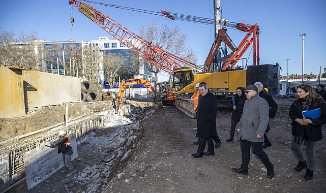 Lider Batur’dan yeni bina alanında inceleme