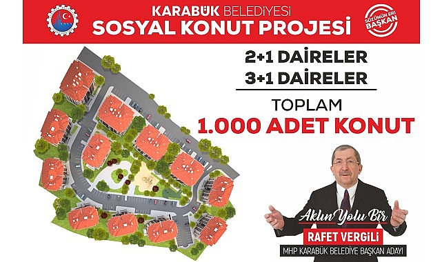 Lider Vergili’den 1.000 Adet Konut Projesi