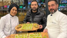 Masterchef şampiyonu Esra Tokelli, Katmerci Dayı’da katmer yaptı