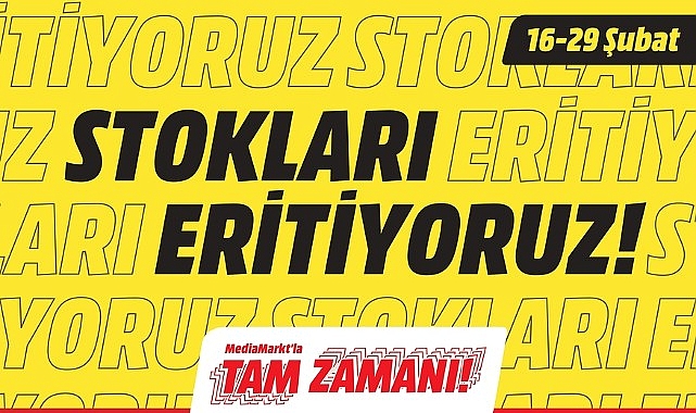 MediaMarkt’ta Stokları Eritiyoruz Kampanyası Başladı!