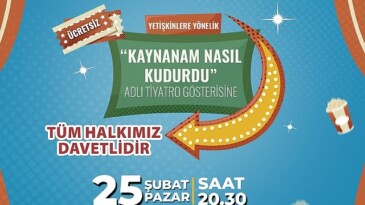 Mustafakemalpaşa Belediyesi Bölge Tiyatrosu, dönem açılışı yaparak seyircileri kahkaha dolu bir serüvene davet ediyor