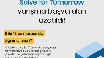 Samsung’un ‘Solve for Tomorrow’ müsabakasında son müracaat tarihi 16 Şubat’a kadar uzatıldı
