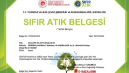 Sıfır atık evrakını Malkara’ya kazandırdık