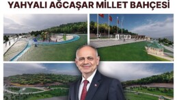 Yahyalı Belediye Lideri Esat Öztürk, kentleşme yolunda ilçeye bedel katacak yeni projelerini açıkladı; Ağcaşar Millet Bahçesi