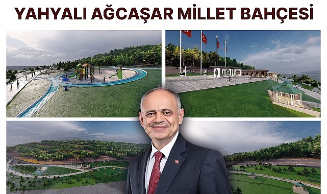 Yahyalı Belediye Lideri Esat Öztürk, kentleşme yolunda ilçeye bedel katacak yeni projelerini açıkladı; Ağcaşar Millet Bahçesi