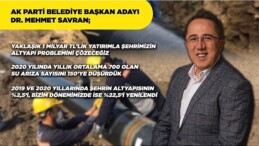 AK Parti Nevşehir Belediye Lider Adayı Dr. Mehmet Savran, yaklaşık 1 Milyar TL’lik yeni bir yatırım yapacaklarının muştusunu verdi