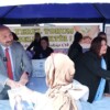 Aydın Büyükşehir Belediye Başkanı Özlem Çerçioğlu, Söke Belediye Lideri Mustafa İberya Arıkan ile birlikte Söke’de vatandaşlarla bir ortaya geldi