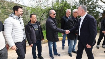 Büyükakın’a Yuvam Akarca’dan teşekkür