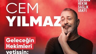 Cem Yılmaz “Geleceğin Hekimleri” yetişsin, “sağlıkta şiddet” bitsin diye sahneye çıkıyor